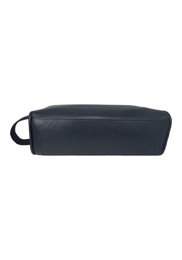Çanta Yurdu Hakiki Deri Ca251 Dopp Kit El Çantası Lacivert Lacivert