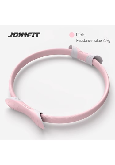 Joinfit Pilates Çemberi Pembe - Kaydırmaz Yumuşak Tutamaç
