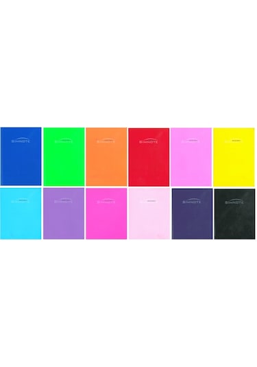 Sim Simnote A4 80/0 Plastik Kapak Dikişli Defter Düz Lacivert