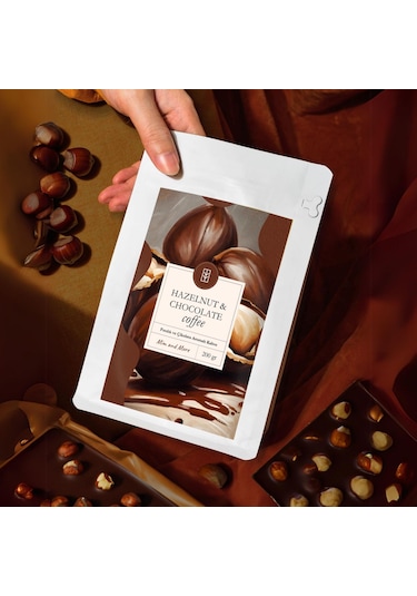 Hazelnut & Chocolate Coffee Fındık Ve Çikolata Aromalı Kahve Çeki