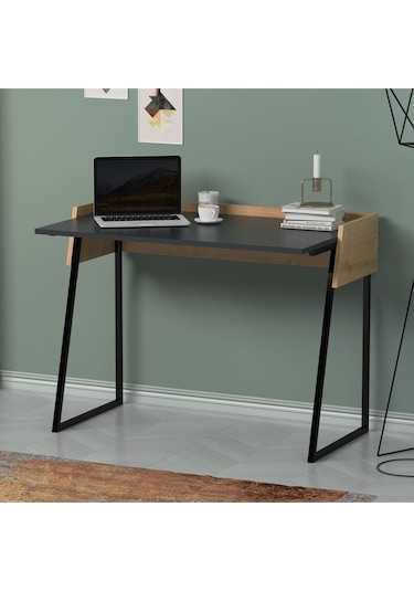 Rone Çalışma Masası Antrasit Meşe