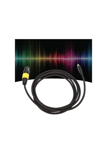 Usb Mikrofon Kablosu, Usb C - Xlr Dişi Kablo Bağlantı Dönüştürücü Kablo Stüdyosu Sesi 2m