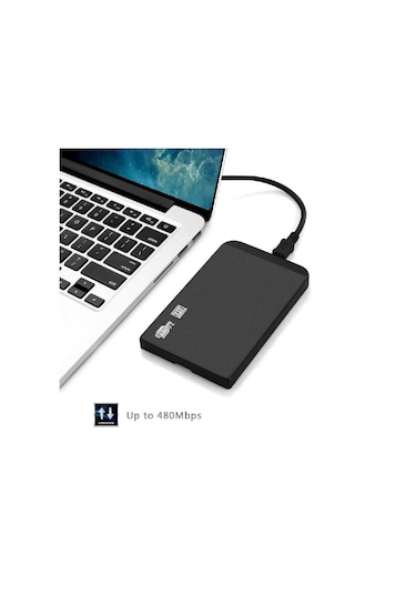 5129 2.5 Usb Sata Slim Laptop Hdd Harddisk Kutusu Vidasız Tırnakl