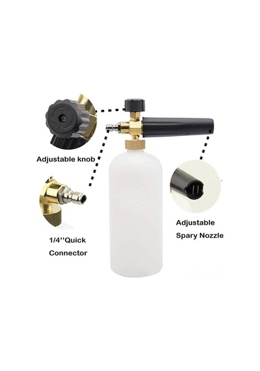 Gajeena "yüksek Basınçlı Köpük Püskürtme Tabancası - 5 Nozüllü Araç Yıkama Seti"