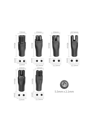 Mh-5v 6 Adet, 1 M Usb Şarj Cihazı Elektrikli Tıraş Makineleri Ve Jiletler İçin