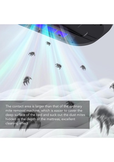 Springsun Kablosuz Uv Mayt Temizleyici - Düşük Sesli El Vakumu İle Yatak, Koltuk, Halı Temizliği