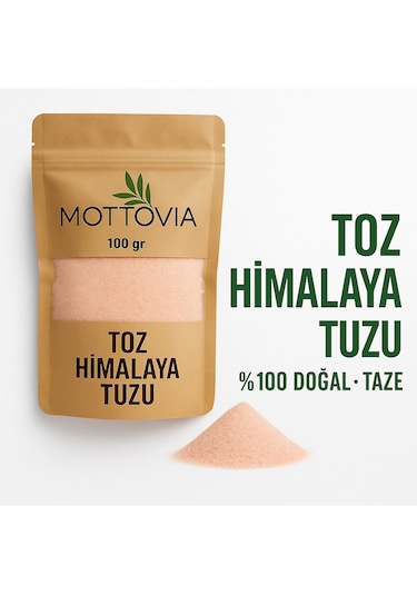Öğütülmüş Toz Himalaya Tuzu 100 G %100 Doğal Katkısız Sofralık