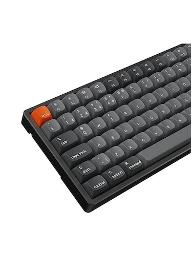 Keychron K2M-J1-TR Max %75 RGB Kırmızı Switch Kablosuz Mekanik Karbon Klavye