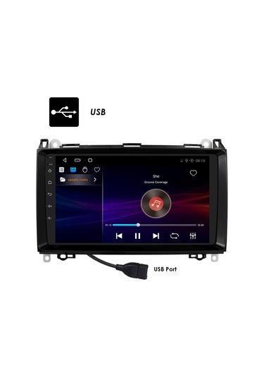 Exvol Mercedes Sprinter Crafter B200 Vito Android Multimedya Ips