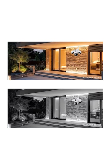 Mpia Mizu V380pro 18mp 6mp+6mp+6mp Üç Kameralı 10x Zoom Gece Görüş Wifi Sesli Türkçe