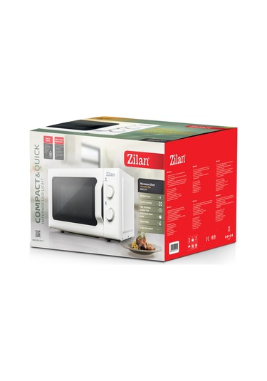 Zilan ZLN1174 700 W Mikrodalga Fırın 20 L Kapasite 6 Kademeli Buz Çözme