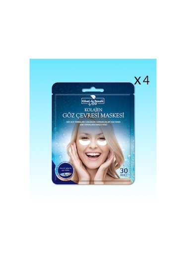 Rituel De Beaute Kolajen Göz Çevresi Maskesi 30 Adet X 4 Paket