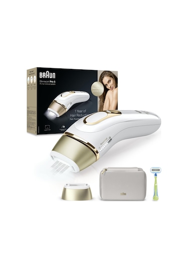 Braun IPL Silk Expert Pro 5 PL5052 1 Başlık İle Tüy Alma Lazer Epilatör + Venüs Tıraş Bıçağı + Çanta
