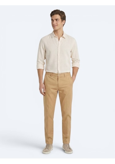 Kip Sarı Kumaş Jogging Fit Casual Pantolon