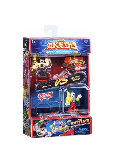 AKEDO S1 Chux Lee vs Crack Up İkili Figür Paketi