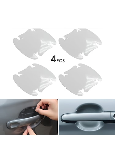 Araba Kapı Kolu Koruyucu Filmi 4lü Set
