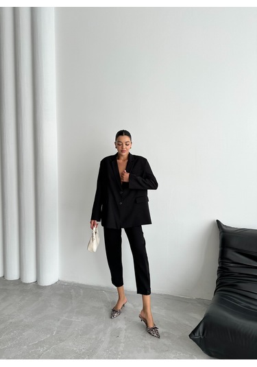 Laluvia Washington Blazer Ceket Siyah