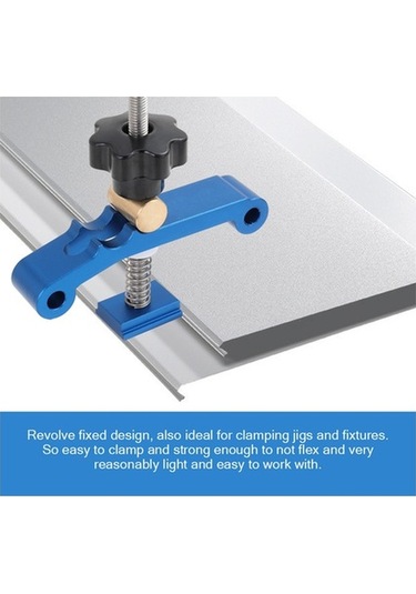 Carrier- Practical Tools, Hızlı T-slot Mengene Seti - Alüminyum