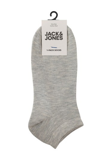Jack & Jones Spor Çorabi 12066296 Light Grey Melange Gri