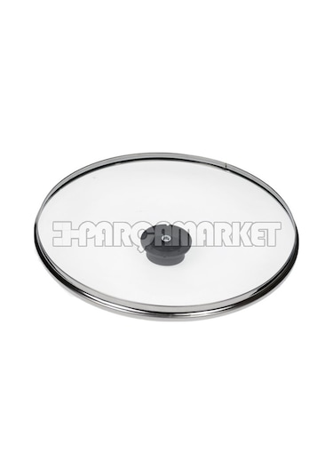Tüm Tencerelere Uygun Kaliteli Cam Kapak 24 Cm