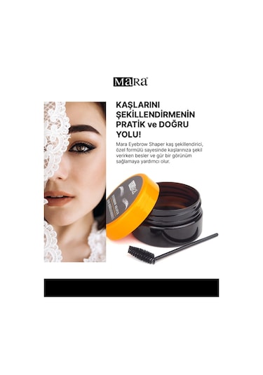 Mara Eyebrow Shaper Kaş Şekillendirici 2 x 50 ML + Fırça 2'li