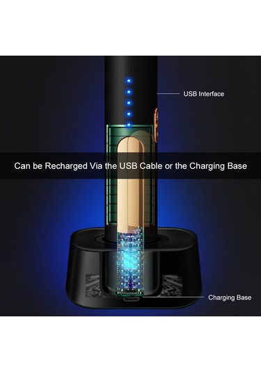 Qingmipy Usb Şarjlı Led Işıkli Evcil Kovucu - 2-in-1 Elektrikli Sinek Vurucu Ve Işıkli Sinek Tutucu, Beyaz Beyaz