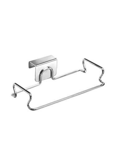 Dolaplar İçin Plastik Poşet Saklama Ve Alışveriş Poşeti Tutucu, Mutfak Saklama - Krom -