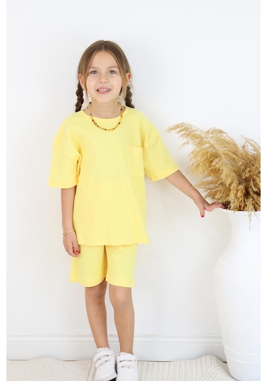 Raporlu İnterlok İkili Takım Sarı