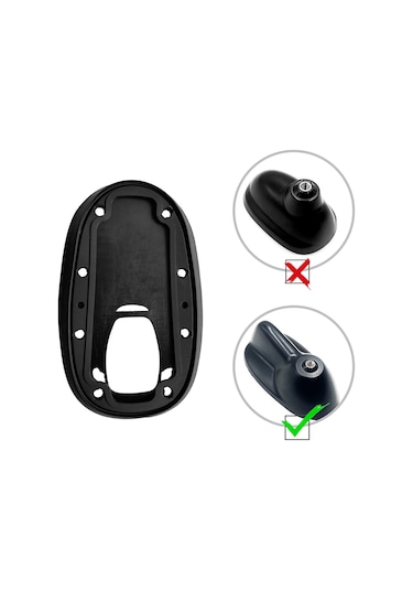 Leezsing Bmw Mini R55 R56 Anten Taban Conta Lastiği - Siyah, Su Geçirmez Kauçuk Malzeme