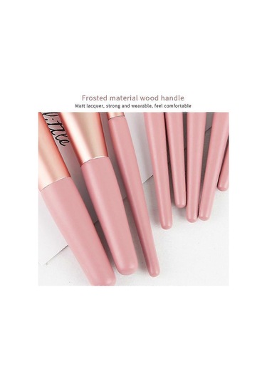 8 Parça Makyaj Fırçası Seti Makyaj Fırçası Seti Seyahat Makyaj Fırçası Çantası Makyaj Fırçaları