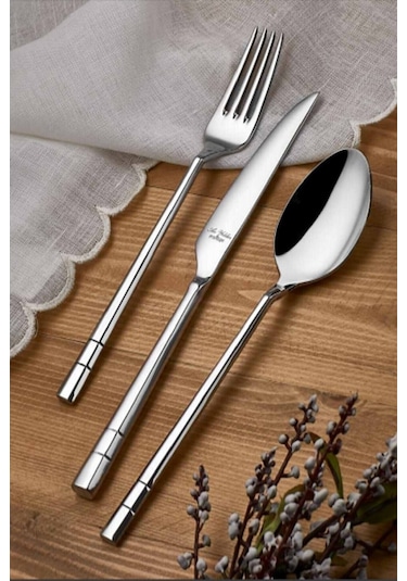 Aryıldız 84 Parça Decor Prestige Çatal Kaşık Bıçak Seti Gümüş