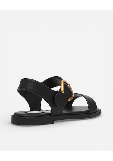 Steve Madden Resorts Black Leat Kadın Siyah Sandalet Resorts