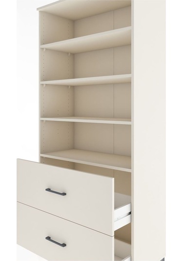 Hyperion Dolap 4 Raflı 2 Çekmeceli 88x44x195 Aytaşı-aytaşı Aytaşı