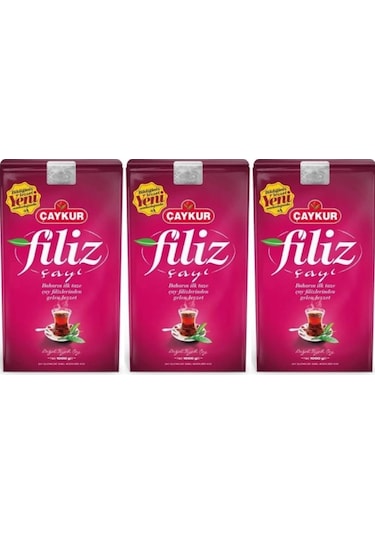 Çaykur Filiz Siyah Dökme Çay 3 x 1 KG
