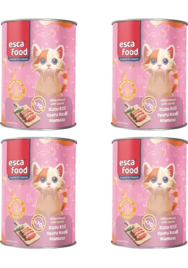 Esca Food Kuzu Etli Yavru Konserve Maması 4x415gr