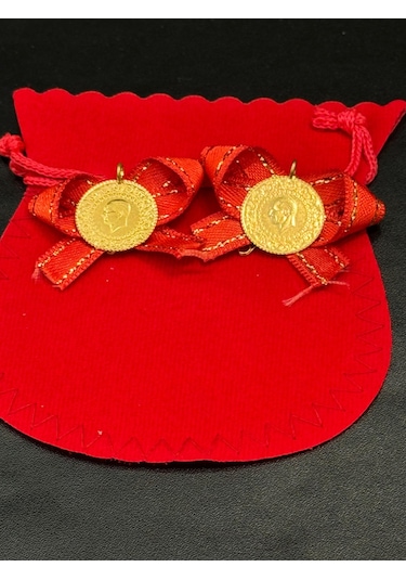 Vıctorıa Gold 2 Adet Çeyrek Altın Yeni Tarihli 2025 Kulplu 22 Ayar