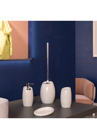 Iside Sıvı Sabunluk, Tezgah Üstü - Beyaz