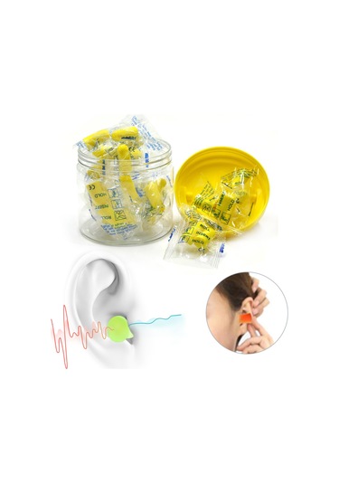 Geeroyoo 30 Çift Sarı Köpük Kulak Tıkacı: Gürültü Engelleme, Uyku Ve Konsantrasyonu Artırıcı, Yıkabilir, Taşınabilir