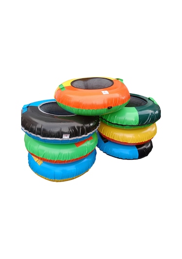 karda kayma botu, şişme kar kızağı Çok Renkli