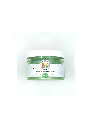 Epoksi Reçine Metalik Sedefli Pigment Toz Boya Açık Yeşil Renk 50 G