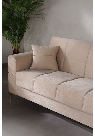 Kilim Mobilya Vogel Koltuk Takımı 3+3+1 Krem