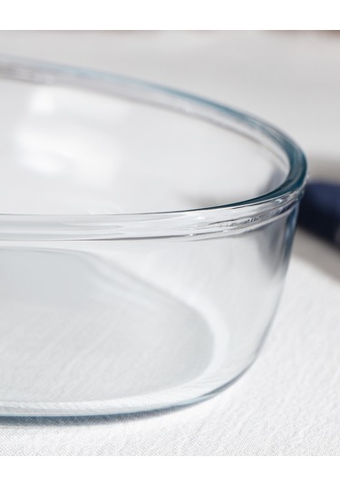 Madame Coco Cholet Büyük Boy Oval Borosilikat Cam Fırın Tepsisi Kase0000000055 Çok Renkli