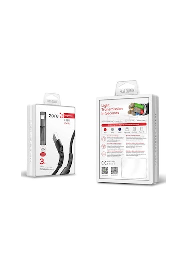 Hasır Kırılmaya Dayanıklı 3M Ls65 Micro Usb Kablo