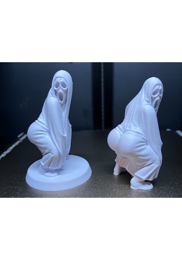 Çığlık Maskeli Hayalet Figürü - Ghostface Mizah Koleksiyonu