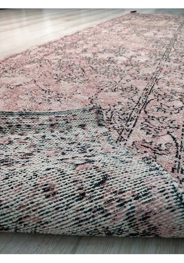 Türkmen Halı Vintage Mood 3201A Pudra 80X300 Cm Kilim