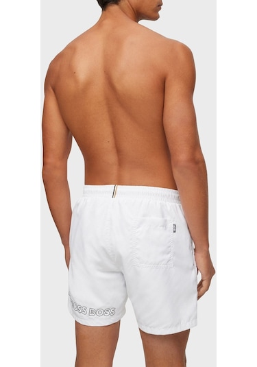 Boss Erkek Mayo Short 50469300 100 Beyaz