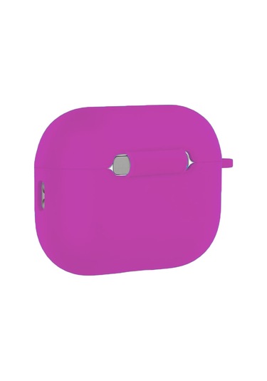 Apple Airpods Pro 3 İle Uyumlu Kılıf Standart Yumuşak Silikon Case Açık Mor