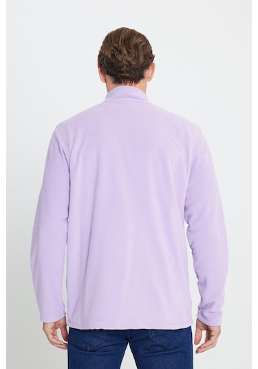 AC&Co / Altınyıldız Classics Anti-Pilling Tüylenme Yapmayan Bato Yaka Erkek Polar Sweatshirt Lila AC&Co / Altınyıldız Classics Anti-Pilling Tüylenme Yapmayan Bato Yaka Erkek Polar Sweatshirt Lila