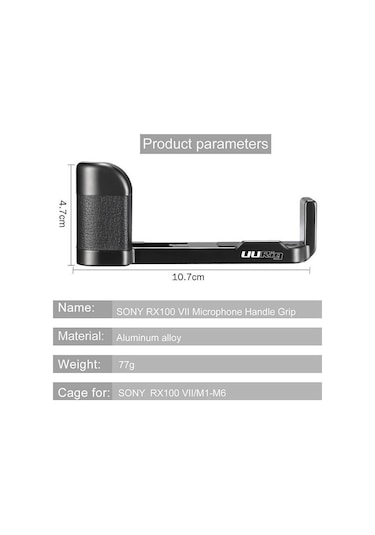 Uurig R017 Sony Rx100  Vıı Vlog Metal L Bracket