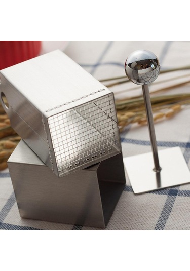 Suntek Krizantem Tofu Dilimleyici Evde Pişirme İçin Sağlam Gümüş